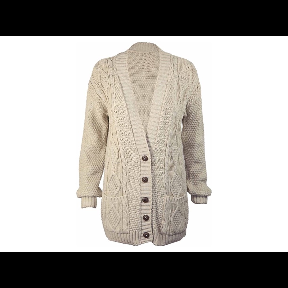 Cable Knit Chunky Cardigan